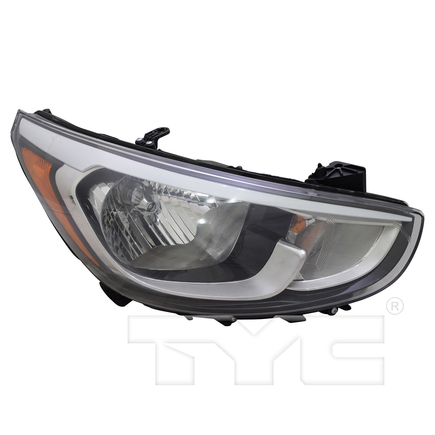 Aftermarket FOG LIGHTS for HYUNDAI - ACCENT, ACCENT,15-17,RT Headlamp assy composite