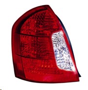 Aftermarket TAILLIGHTS for HYUNDAI - ACCENT, ACCENT,06-11,LT Taillamp assy