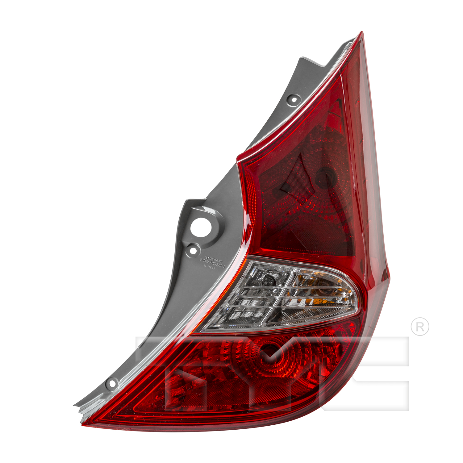 Aftermarket TAILLIGHTS for HYUNDAI - ACCENT, ACCENT,12-17,RT Taillamp assy