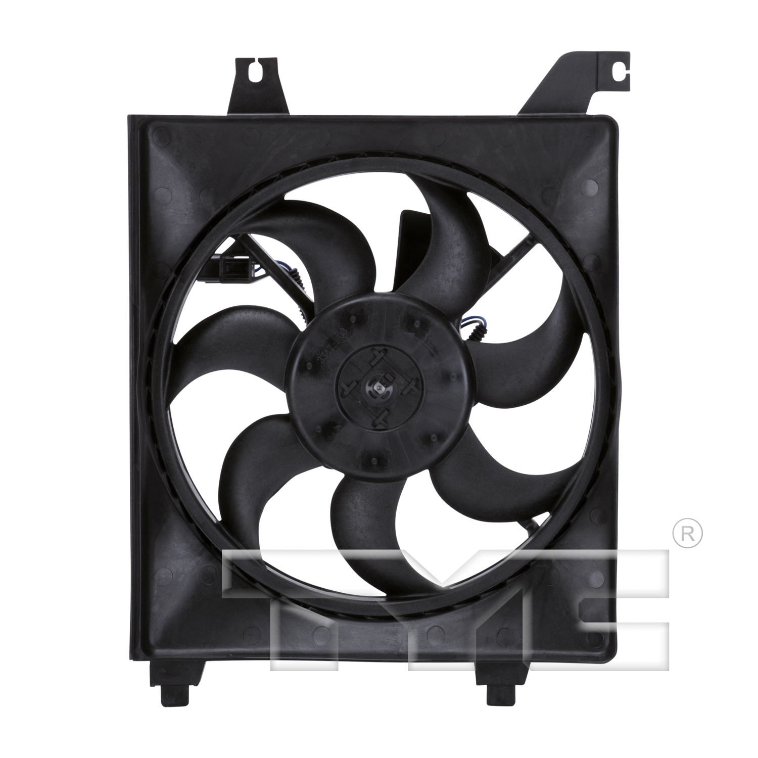 Aftermarket FAN ASSEMBLY/FAN SHROUDS for HYUNDAI - ACCENT, ACCENT,06-11,Condenser fan/motor assembly