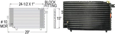 Aftermarket AC CONDENSERS for INFINITI - Q45, Q45,90-93,Air conditioning condenser