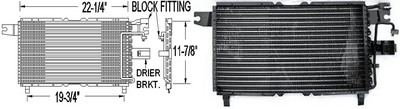Aftermarket AC CONDENSERS for ISUZU - RODEO, RODEO,98-00,Air conditioning condenser