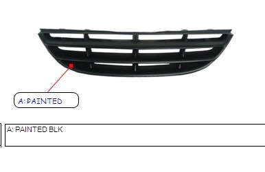 Aftermarket GRILLES for KIA - SPECTRA5, SPECTRA5,05-06,Grille assy