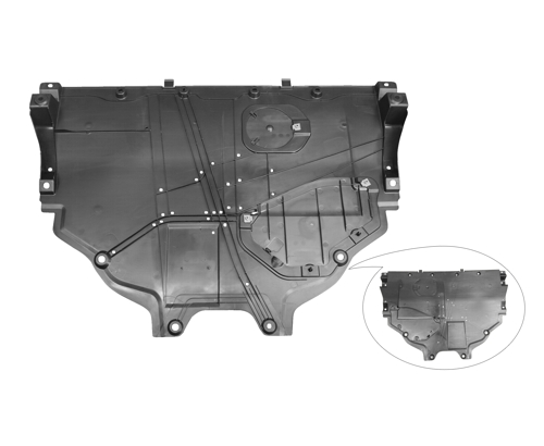 Aftermarket UNDER ENGINE COVERS for MAZDA - 3, 3,14-18,Lower engine cover