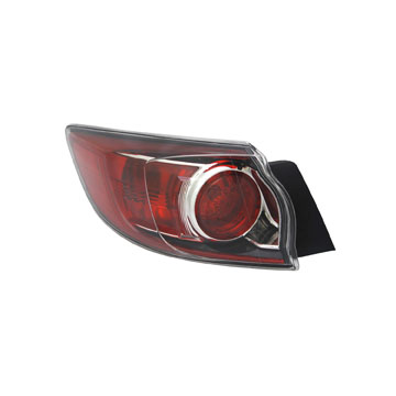 Aftermarket TAILLIGHTS for MAZDA - 3, 3,10-13,LT Taillamp assy