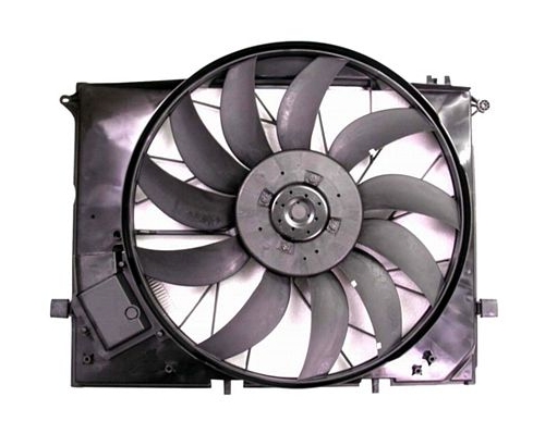 Aftermarket FAN ASSEMBLY/FAN SHROUDS for MERCEDES-BENZ - S350, S350,06-06,Radiator cooling fan assy