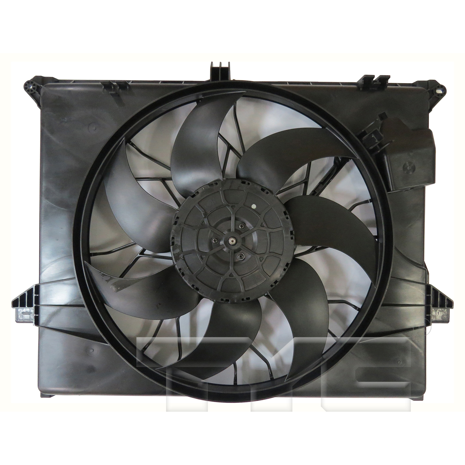 Aftermarket FAN ASSEMBLY/FAN SHROUDS for MERCEDES-BENZ - ML350, ML350,06-11,Radiator cooling fan assy