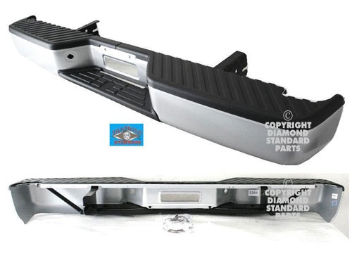 Aftermarket METAL REAR BUMPERS for NISSAN - TITAN, TITAN,04-15,Rear bumper assembly