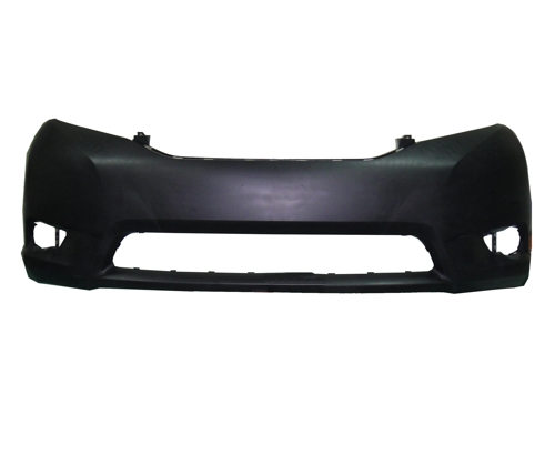 Aftermarket BUMPER COVERS for TOYOTA - SIENNA, SIENNA,11-17,Front bumper cover