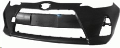 Aftermarket BUMPER COVERS for TOYOTA - PRIUS C, PRIUS c,12-14,Front bumper cover