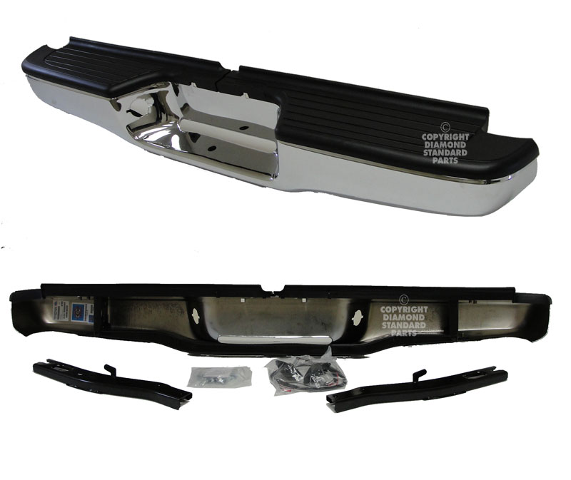 Aftermarket METAL REAR BUMPERS for TOYOTA - TACOMA, TACOMA,95-04,Rear bumper face bar